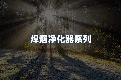 焊烟净化器系列